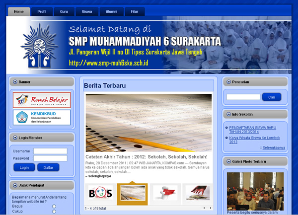 Smp-muh6ska  Website Sekolah Gratis