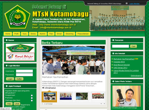 Mobagu  Website Sekolah Gratis