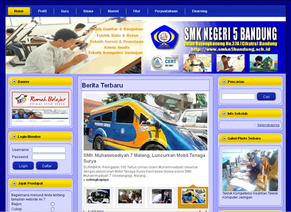 Smkn5bandung  Website Sekolah Gratis